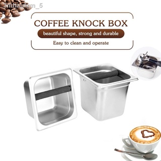 ถังเคาะกากกาแฟ ถังเคาะกาแฟแบบสแตนเลส ถังทิ้งกากกาแฟ ฟู้ดเกรด ที่เคาะกากกาแฟ อุปกรณ์เสริมในครัวเรือนเครื่องมือกาแฟ Coffee