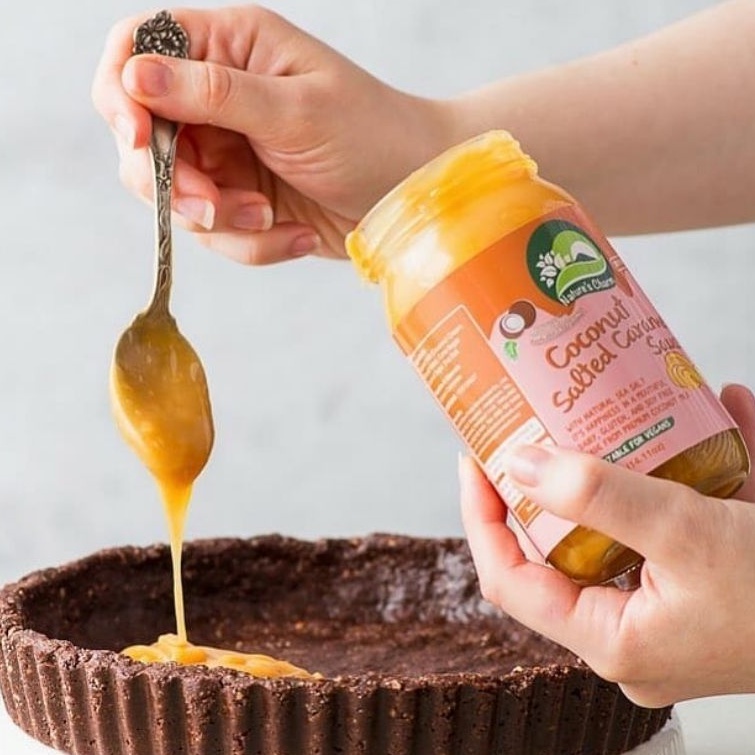Coconut Salted Caramel Sauce 200g Nature's Charm (เจ/vegan) Shopee