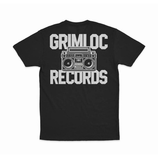 T-Shirtเสื้อยืด ลาย Grimloc RECORDS COLLAGE BOOMBOX S-5XL