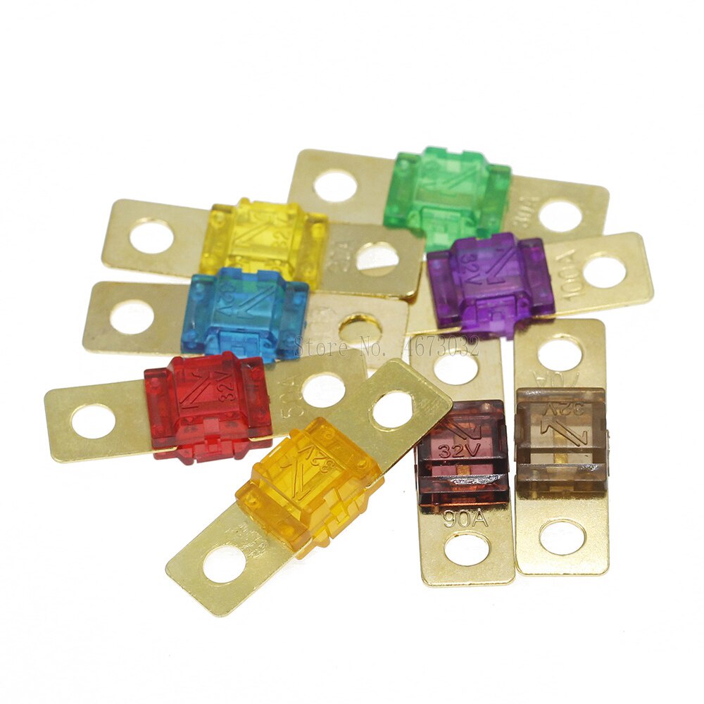 Fusibles Miniatures 5 Pièces Ans Fusible 20A 30A 40A 50A 60A 70A 80A