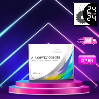 [ ส่งฟรี ]  AIR OPTIX COLOR คอนแทคเลนส์สี รายเดือน วัสดุซิลิโคน ไฮโดรเจลเลนส์ส่งผ่านออกซิเจนได้มากกว่า 6 เท่า