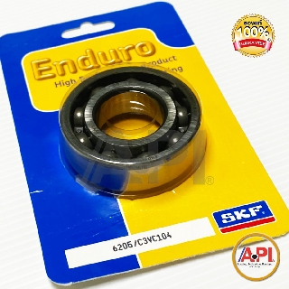 ตลับลูกปืนรอบจัด SKF Enduro 6205/C3VC104 แท้100% / 6205C3 Koyo (japan แท้ รอบจัด) 25x52x15 mm.