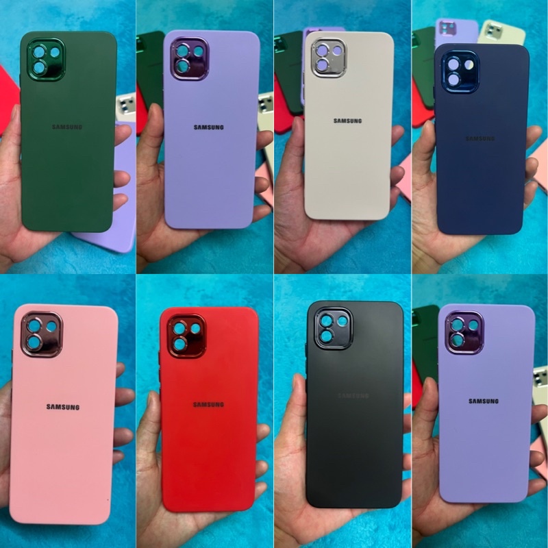 ใหม่-case-infinix-smart5-smart6-xiaomi-redmi9a-10c-note11-note11pro-เคสกำมะหยี่ขอบกล้องโครเมี่ยม-ด้านหลังโลโก้