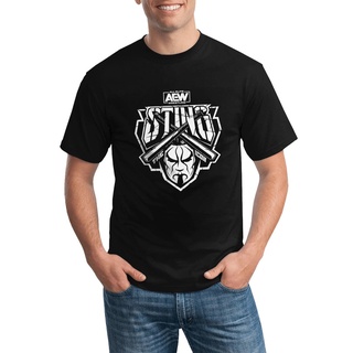 T-shirt  Aew - เสื้อยืดลําลอง แขนสั้น พิมพ์ลาย All Elite Wrestling Sting Justice สําหรับผู้ชายS-5XL