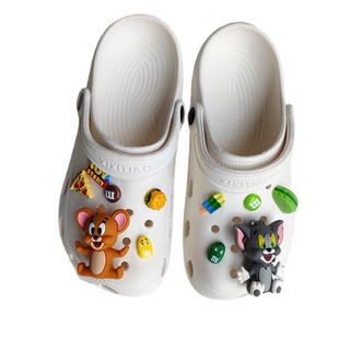 ชุดจี้การ์ตูน Tom and Jerry Jibits Croc Charm Toy Story 3D เครื่องประดับ สําหรับตกแต่งรองเท้าเด็ก