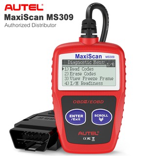 ภาพหน้าปกสินค้าMaxiscan Ms309 Can Bus Obd2 เครื่องสแกนเนอร์รถยนต์ Ms309 พร้อม Multi -Languages Ms309 ที่เกี่ยวข้อง