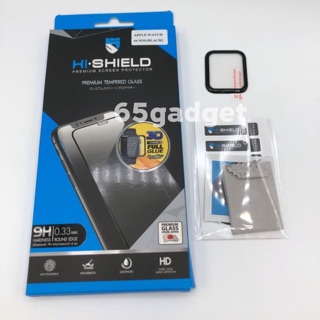 ฟิล์มกระจกกันรอย Hi-Shield Full Glue (กาวเต็ม) สำหรับ Apple watch Serie 4 มีทั้งเเบบ 44 และ 42 มิล