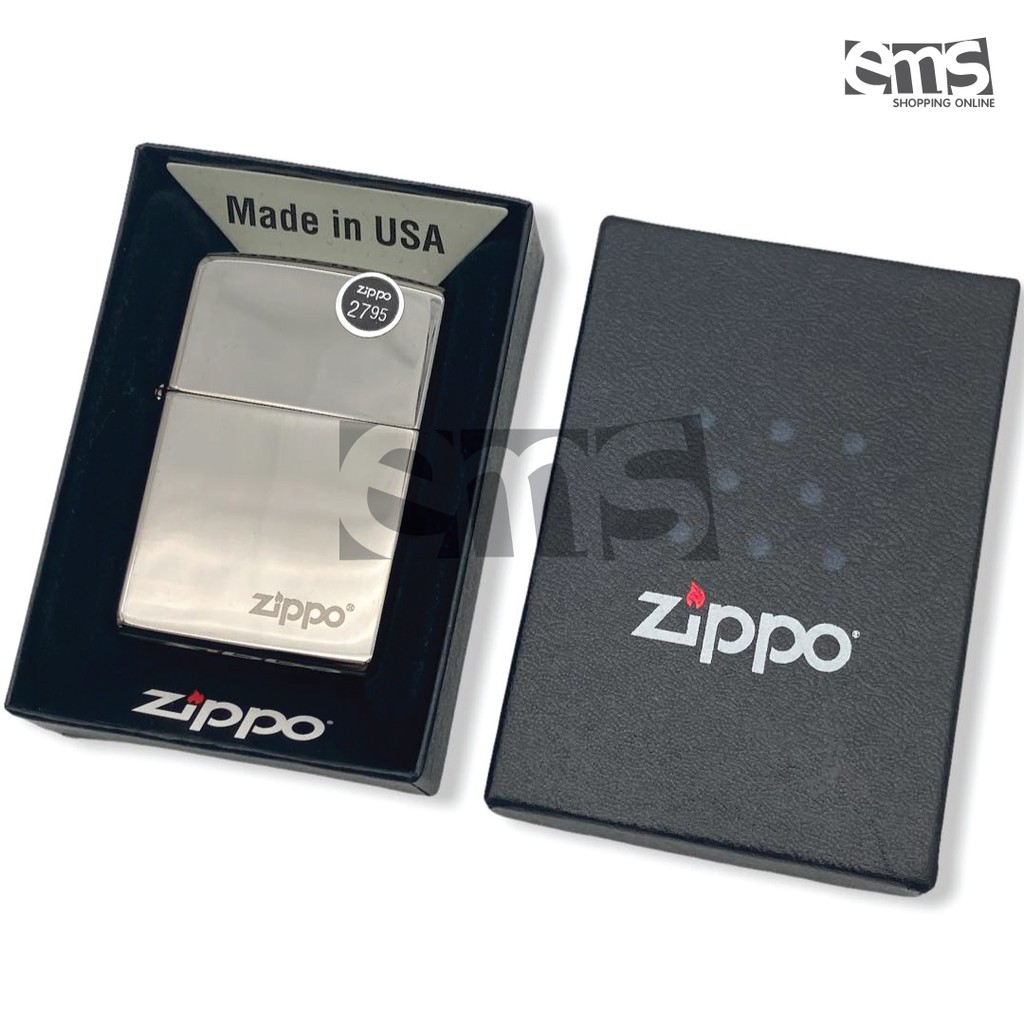 zippo-2795-คอลเลคชั่น-black-ice-w-z-สีเงินเงา-made-in-usa