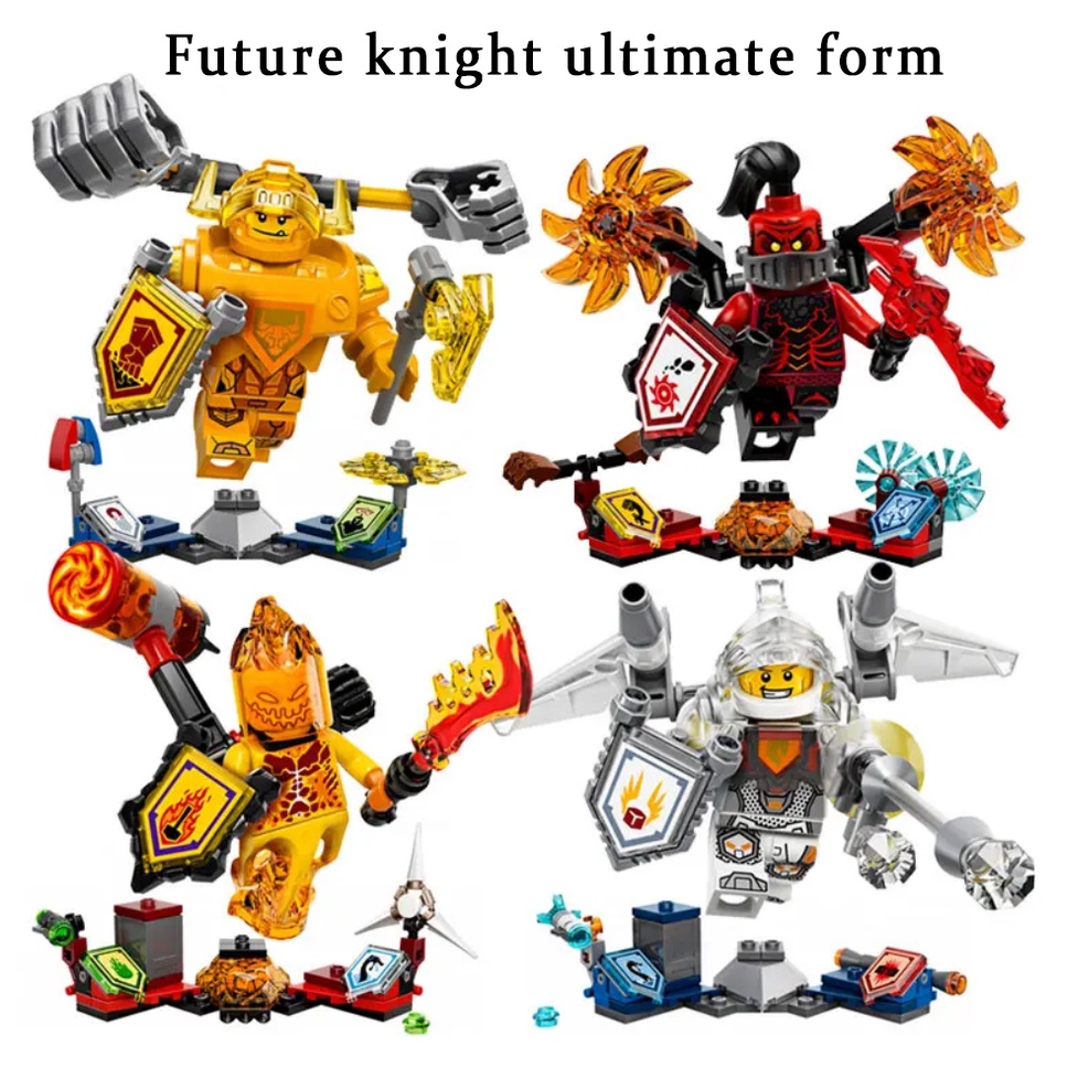 บล็อกตัวต่อ-nexo-knights-series-ดินน้ํามัน-ของเล่นเสริมการเรียนรู้เด็ก-diy