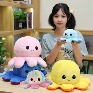 ✗✻[Listo stock]20cm-40cm flip Octopus doll teeturtle reversible bipolar Plushie Plushie plush toy best gift
