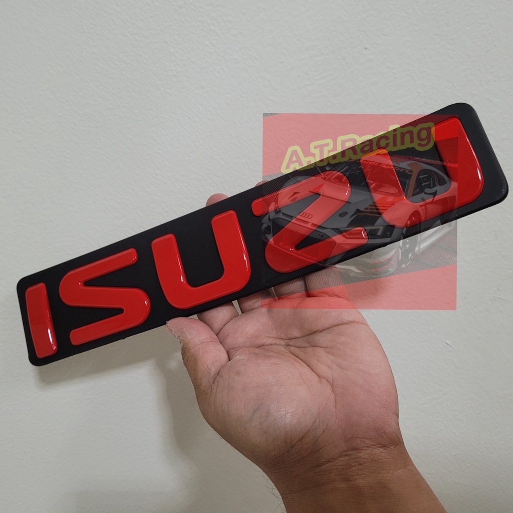 โลโก้-isuzu-ติดกระจัง-d-max-2012-2019-ไซส์ใหญ่-ขนาด-31x6-3cm