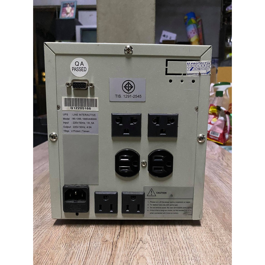 เครื่องสำรองไฟ SOLTEC UPS (1000Va/600 Watt) (3000Va/1800 Watt) มือสอง ...