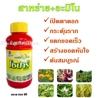 โชปาร์ ขนาด 500 ซีซี 🌱สาหร่ายอะมิโน🌱 ช่วยการเจริญเติบโต เปิดตาดอก กระตุ้นดอก แตกยอดใหม่ #อะมิโน #สาหร่าย #ไซโตไคนิน