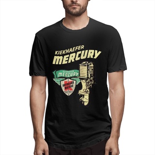 เสื้อยืดสีขาวเสื้อยืด ผ้าฝ้าย พิมพ์ลาย Mercury Outboard Motors สไตล์วินเทจ สําหรับผู้ชาย 234290S-4XL