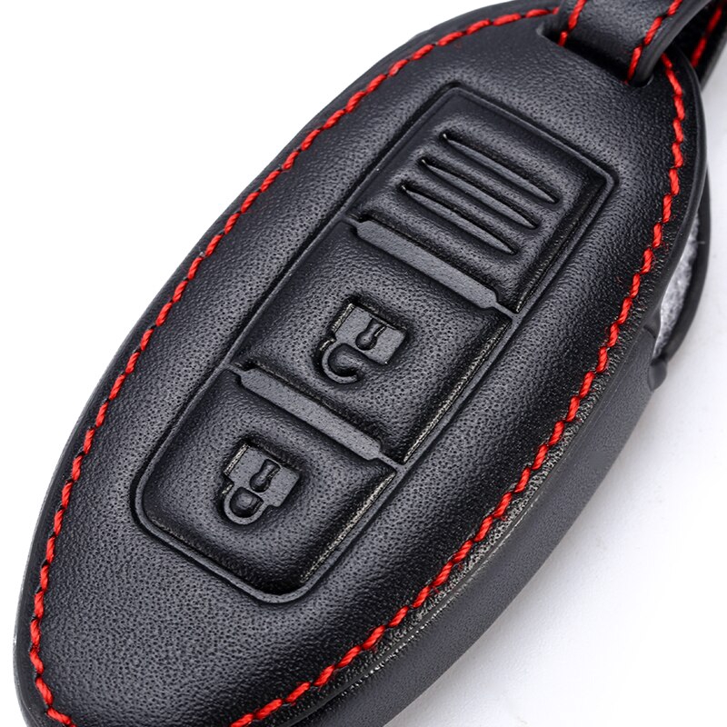 เคสหนังกุญแจรถยนต์-สำหรับ-nissan-teana-x-trail-murano-march-genis-tiida-qashqai-livina-sylphy-sunny-jukea-almera-1-ชิ้น