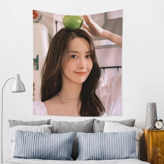 Yoona พรมแขวนผนัง 60x51 นิ้ว สําหรับห้องนอน ห้องนั่งเล่น หอพัก