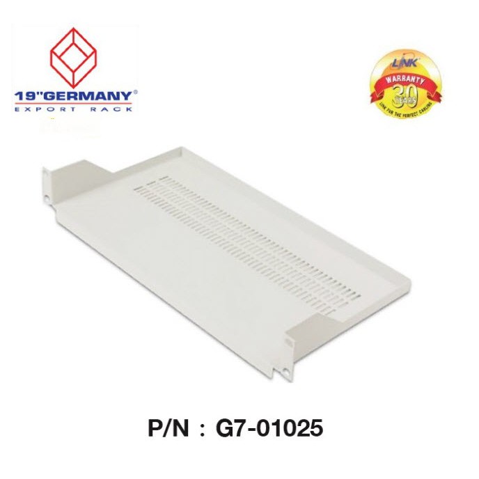 german-rack-shelf-ถาดรองยึดตู้-rack-รุ่น-g7-01025-ถาดรองมีน๊อตยึด-2-ด้าน-ลึก-25-cm