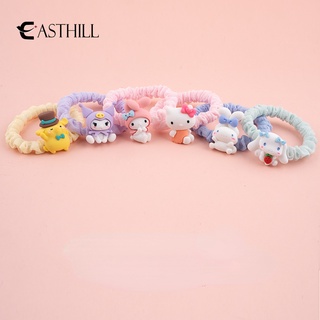 SANRIO Easthill ใหม่ ซานริโอ้ ยางรัดผม สาวน่ารัก ยูกุย สุนัข ไส้กรอกหวาน แหวน เชือกรัดผม สร้อยข้อมือ ยางรัดผม ขนาดเล็ก เครื่องประดับผม