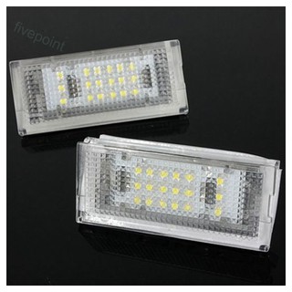 2 x 18 LED โคมไฟป้ายทะเบียนสำหรับรถ BMW E46 4DR SEDAN 325i