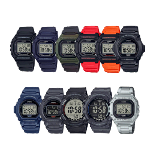 [โค้ด15DD55]คาสิโอ้รุ่น W218H CASIO DIGITAL นาฬิกาคาสิโอดิจิตอล สไตล์จีชอค ประกัน1ปี W24OUTLET พร้อมกล่อง