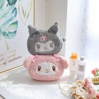 กระเป๋า กระเป๋าใส่เครื่องสำอางค์ My Melody &amp; Kuromi เซตตาแป๋ว น่ารัก มาใหม่ พร้อมส่งครบ 2 ลาย ตามภาพ ขนาด 22×17 cm.