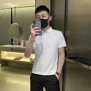 ۩℗ฤดูร้อนผู้ชายแขนสั้นเสื้อยืดเสื้อโปโล Paul สีทึบการค้าต่างประเทศขนาดใหญ่ความเห็นอกเห็นใจน้ำวิญญาณ guy สุทธิสีแดงวรรคเด