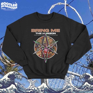 เสื้อกันหนาว คอกลม พิมพ์ลายสยองขวัญ BMTHS-5XL