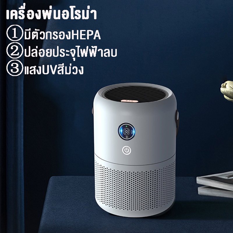 ภาพหน้าปกสินค้าเครื่องฟอกอากาศ Air Purifier กรองฝุ่น เครื่องฟอกอากาศ ไร้สายกรองฝุ่นPM2.5 กรองฝุ่นอย่างมีประสิทธิภาพ 80008