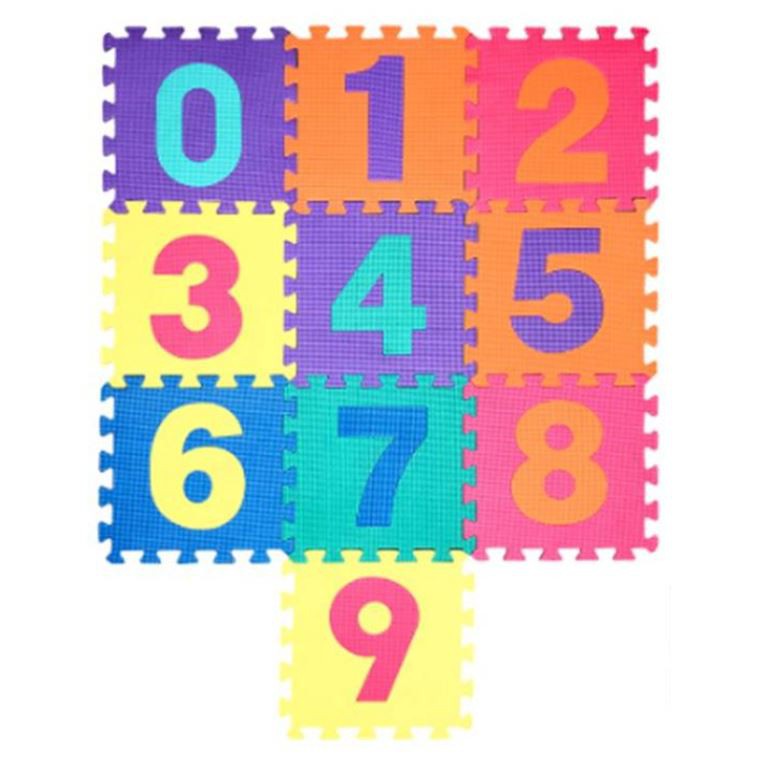 ภาพหน้าปกสินค้าTHETOY แผ่นรองคลาน ตัวเลข 1-0 ขนาด 30x30 ซม. จำนวน 10 แผ่น จากร้าน kidktz44 บน Shopee