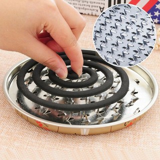 Mosquito Coils Holder Incense Plate Fly Bug Repellant Camping Outdoor Home Use