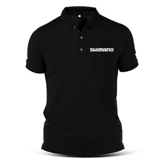 เสื้อยืดโปโลแขนสั้น พิมพ์ลาย Shimano สําหรับผู้ชาย