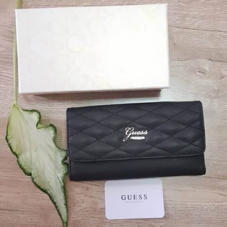 แท้💯% Guess leather wallet กระเป๋าสตางค์ใบยาว