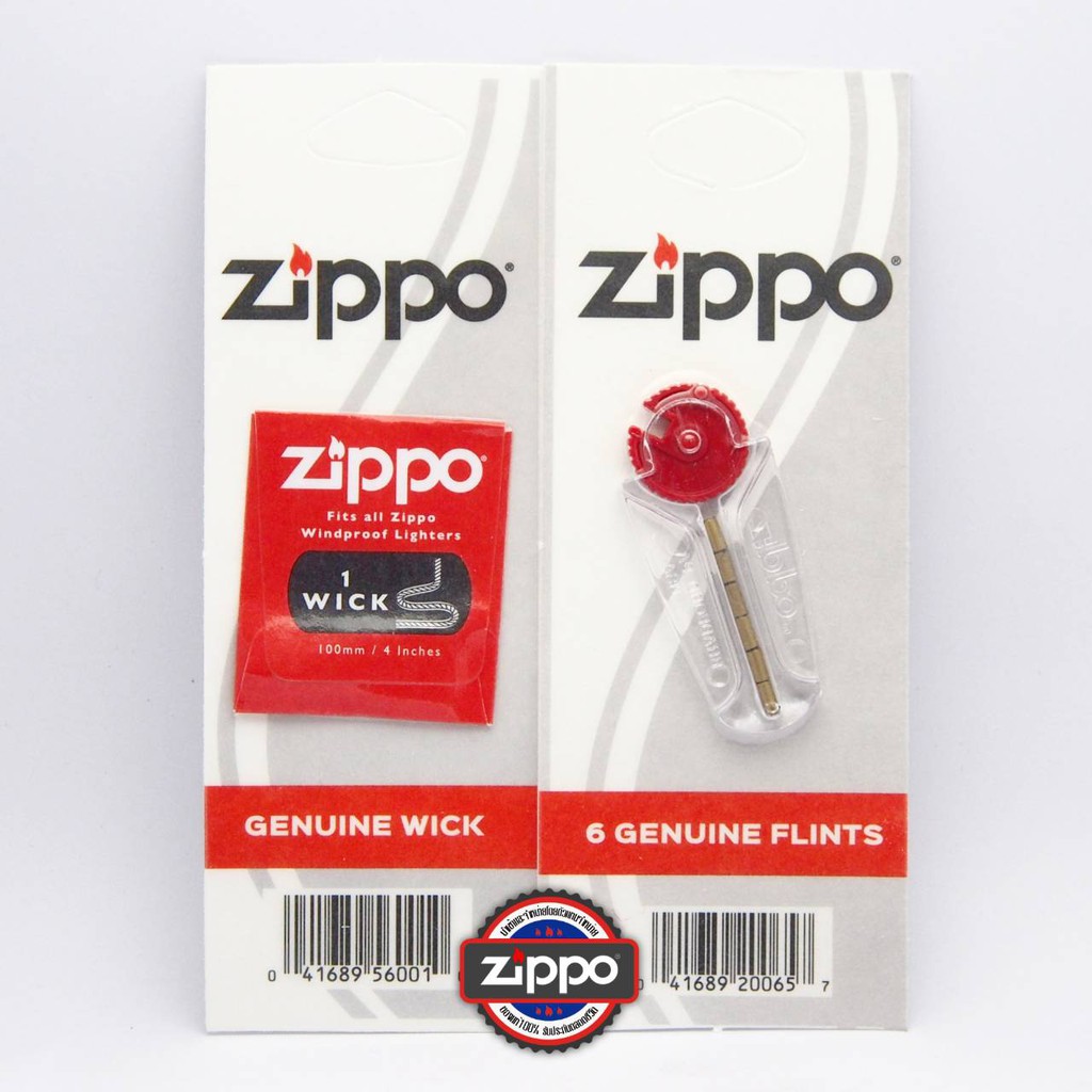 รูปภาพของZippo ชุดถ่าน+ไส้ สำหรับไฟแช็กซิปโป้ Zippo Flint+Wick setลองเช็คราคา