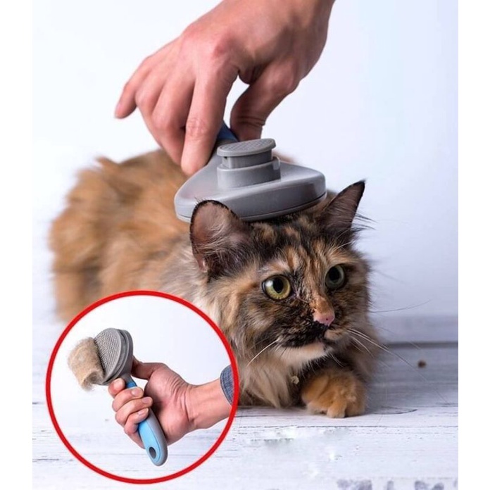 แปรงเก็บขนสุนัขแมวอัจฉริยะ-เพื่อการแปรงขน-หลังอาบน้ำ-โดยไม่ต้องใช้ไฟฟ้า-อ่อนโยน-ช่วยขจัดขนที่