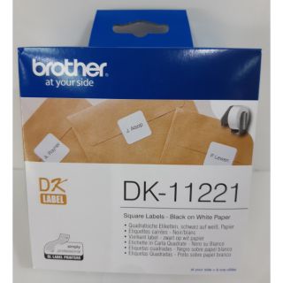 สติกเกอร์ Brother DK-11221 ขนาด 23mmx23mm.