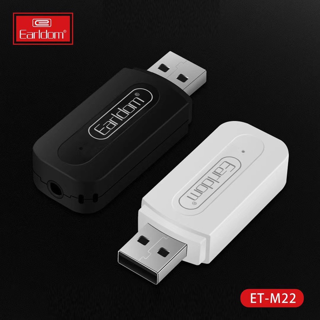 earldom-et-m72-et-m22-ตัวรับสัญญาณ-usb-bluetooth-กะทัดรัดเพื่อง่ายต่อการพกพาไปกับคุณสําหรับการใช้งานทุกที่ทันสมัย