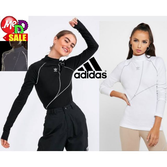 Adidas - ใหม่ เสื้อยืดใส่ออกกำลังกายหรือลำลอง ADIDAS LONG SLEEVE SHIRT  FR0566 FR0565 | Shopee Thailand