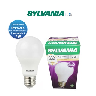 SYLVANIA. หลอดไฟ ECO TOLEDO A60 7W E27 2700K F1 | Warmwhite | LYLDDEHEYC8X008