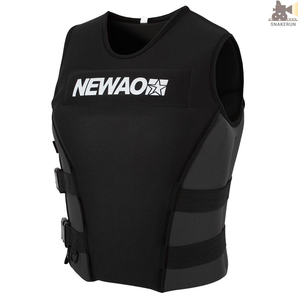 ราคาและรีวิวSNKE Adults Life Jacket Neoprene Safety Life Vest for Water Ski Wakeboard Swimming