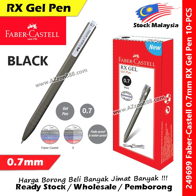 10-ชิ้น-faber-castell-0-7-มม-rx-เจลบอลปากกา-faber-castell-rx-ปากกาเจล-249651-249699-249621-0-7-มม