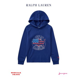 RALPH LAUREN WAFFLE-KNIT COTTON HOODIE