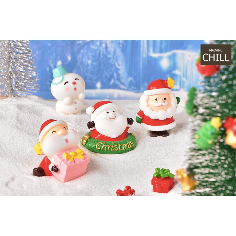 ภาพสินค้าตุ๊กตุ่นจิ๋ว คริสต์มาส ตัวอ้วนกลม  (1 ตัว ราคา 20, 25 บาท) จากร้าน poiizdebar บน Shopee ภาพที่ 2