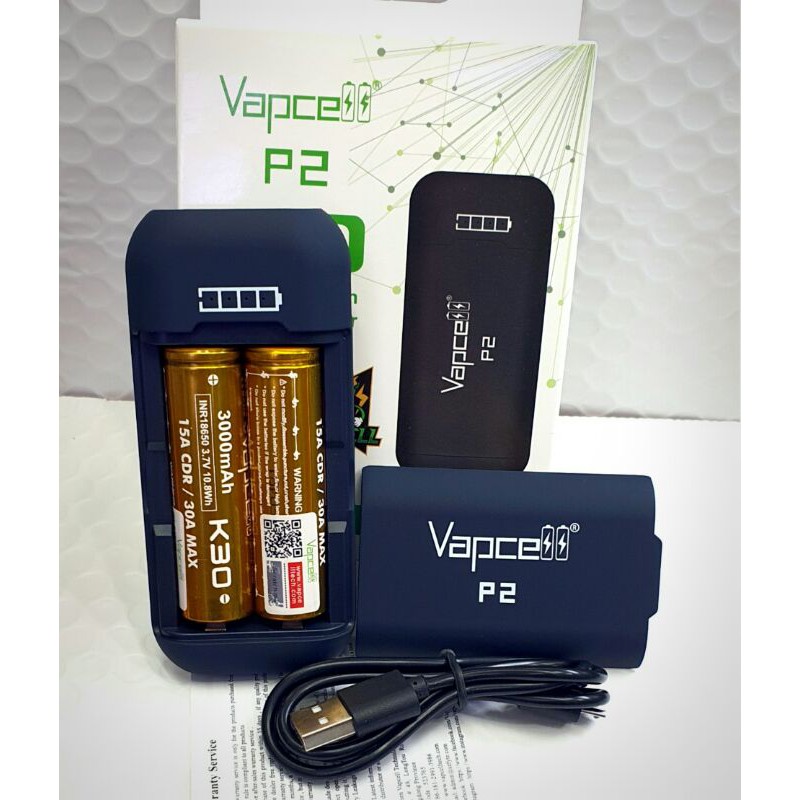 p2-k30-ชุดชาร์จพร้อมถ่าน-2-ก้อน-vapcell-p2-vapcell-k30