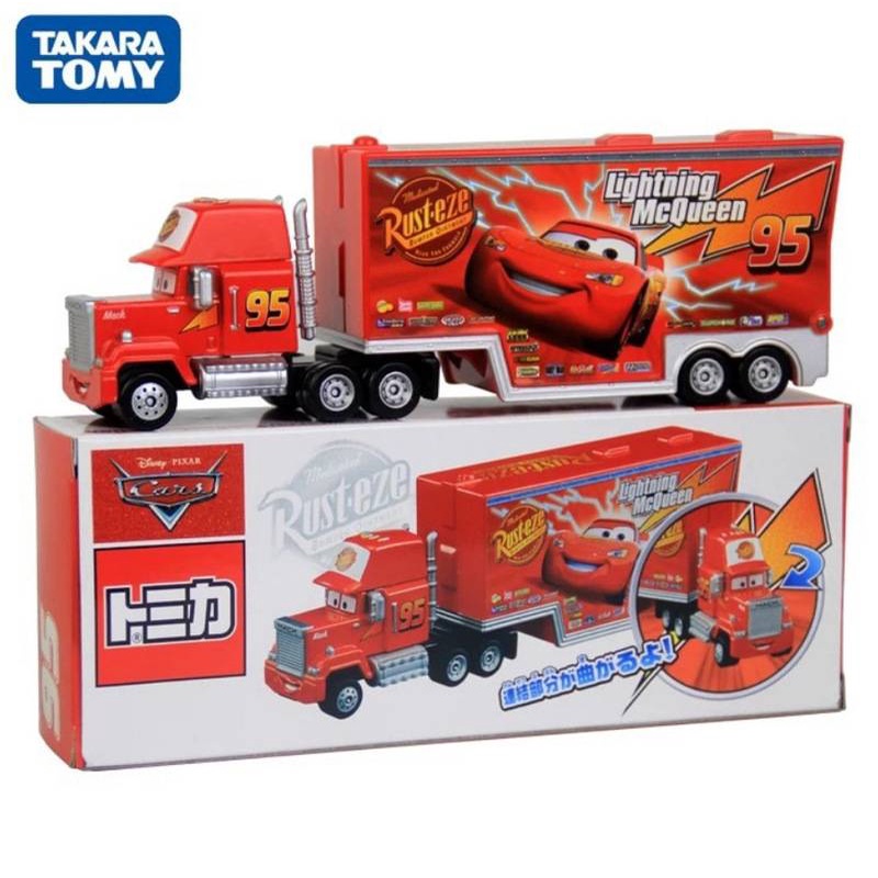 ของเล่นเด็กtomica-cars-mcqueen-รถบรรทุกของเล่นรถแข่งรถแข่งรถแข่งบรรทุกสีกล่อง-takara-tomy