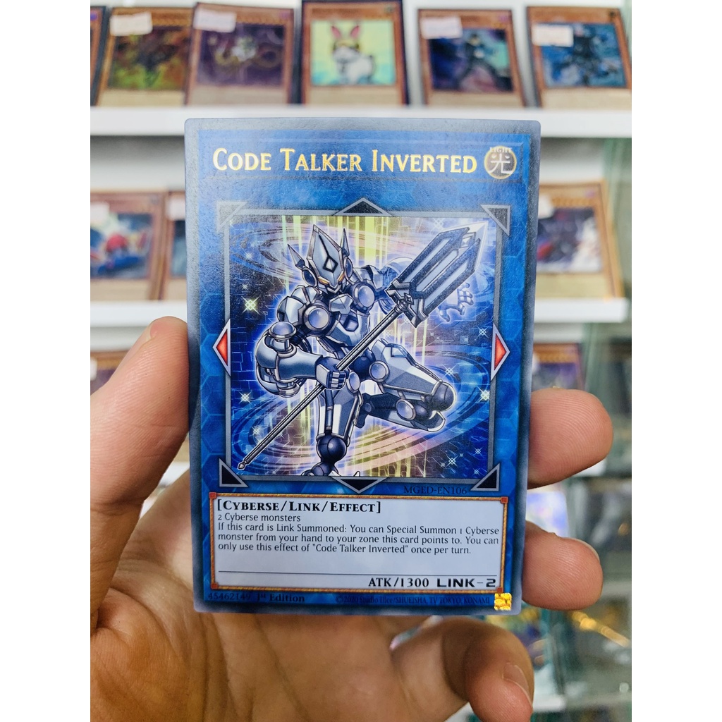 Yugioh! Odd Card Code MGED-EN106 - Code Talker Inverted - Gold-Letter ...