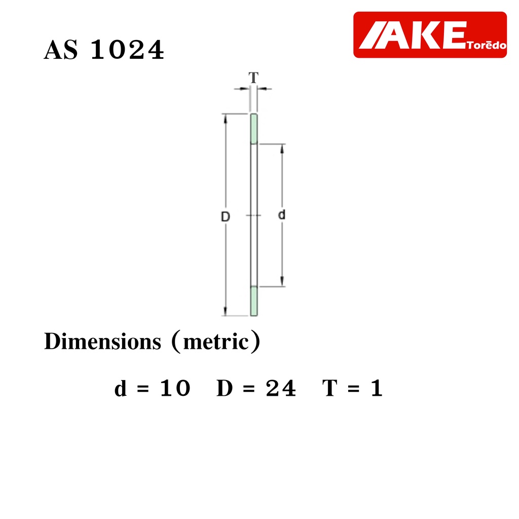 axk-1024-thrust-needle-roller-bearing-อะไหล่-สเก็ตบอร์ด-อะไหล่สเก็ตบอร์ด-ขนาดเพลา-10-มิล-axk1024-โดย-ake