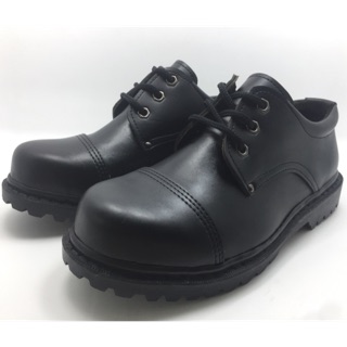 ราคารองเท้าหัวเหล็กสีดำ Safety (size38-47) ต่อดำ