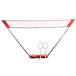 ตาข่ายแบตมินตัน เน็ตแบตมินตัน ชุดเน็ตและแร็คเกตรุ่น EASY SET ขนาด 3 เมตร - Portable Badminton 3m In/Outdoor