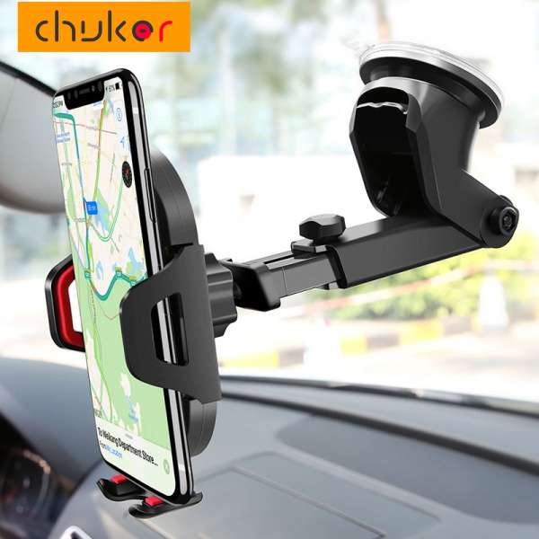 chuker-ที่วางโทรศัพท์ในรถยนต์-แบบถ้วยดูดแรงโน้มถ่วง-ขาตั้งสมาร์ทโฟนในรถยนต์