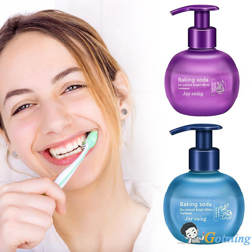 Baking Soda Tooth Protectionยาสีฟันขาว 3กลิ่นช่วยฟันขาวเบ้กกิ้งโซดา ลด